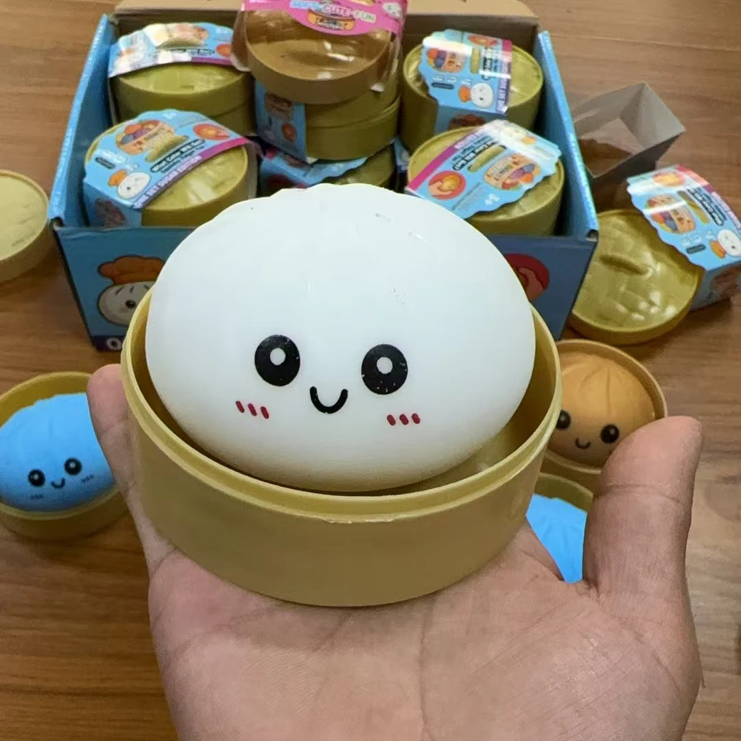 대형 만두 모양 스트레스 볼, 다채로운 스퀴시 빵 모양 - Kids Toys Dumplings 리뷰 및 가격