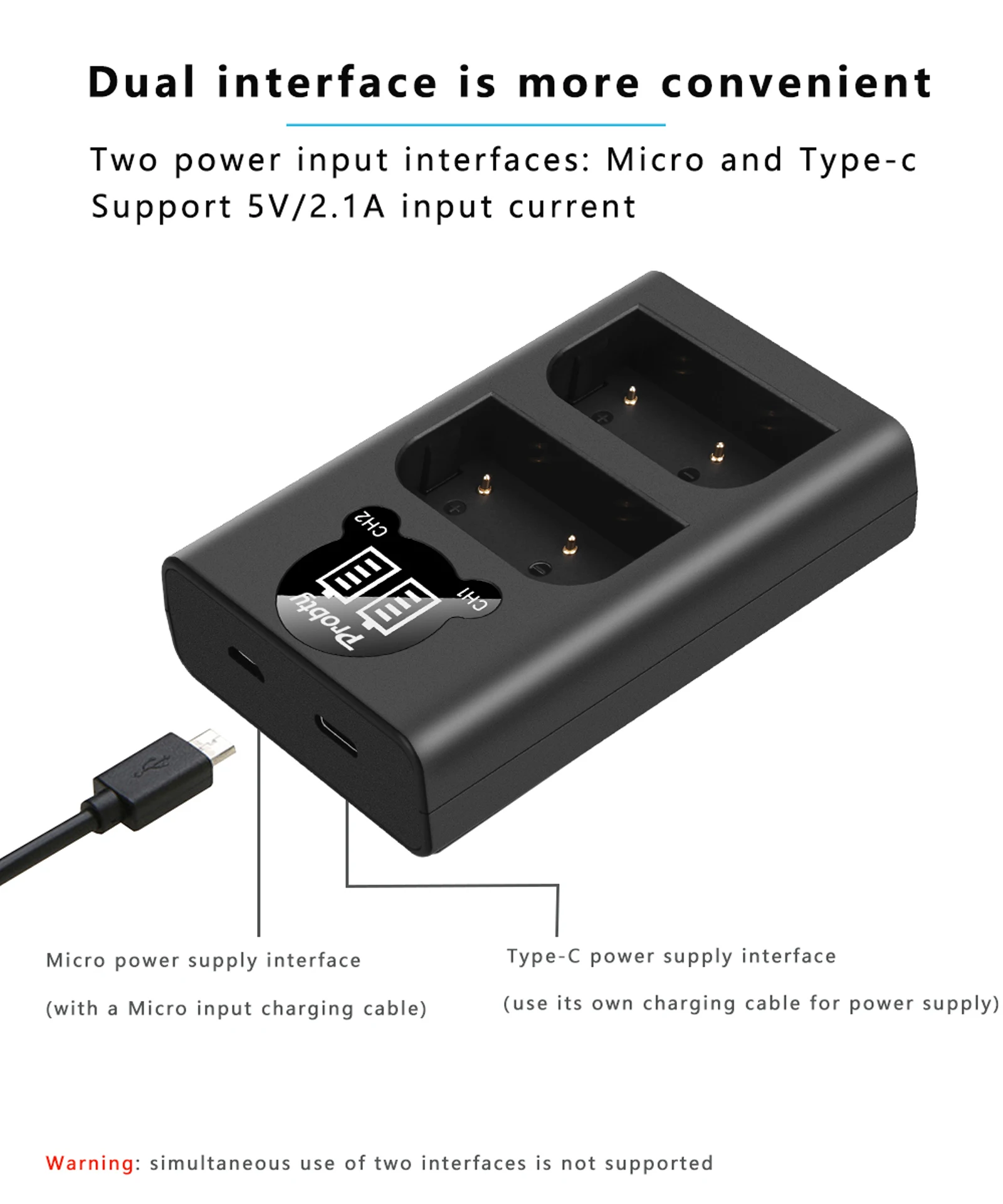 Per batteria fotocamera Olympus BLX-1 BLX1 + caricatore doppio USB LED per Olympus OM-1 OM1