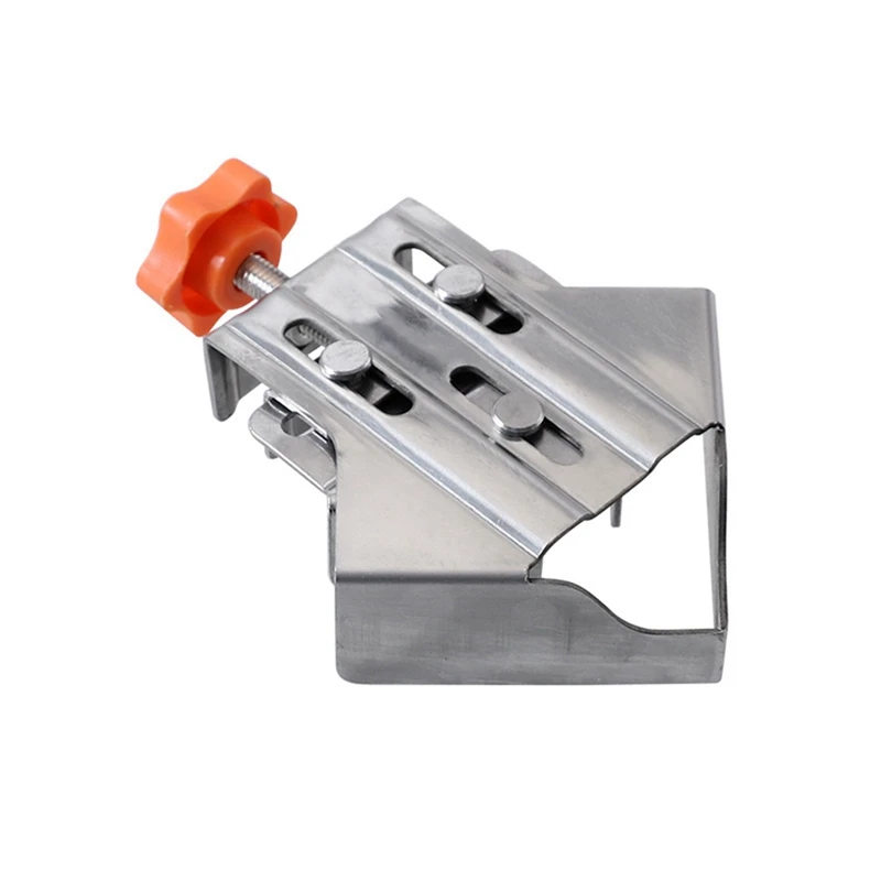 2Pc Carpenter Quick Positioning Clamp For Wood Panel Splicing 90 Degree Right Angle Fixing Clip Right Angle Clamp-Closed Durable