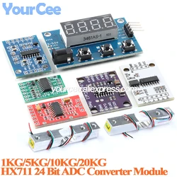 Load Cell 1KG 5KG 10KG 20KG HX711 AD Module Weight Sensor Electronic Scale Aluminum Alloy Weighing Pressure Sensor Module