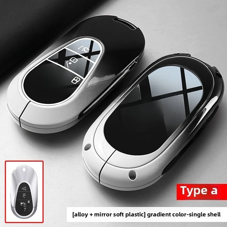 مناسبة ل 2025 الجديدة مرسيدس بنز C260L حافظة حماية المفاتيح الخاصة GLC300L حقيبة E300L سيارة S-Class EQE قذيفة الذكور #5