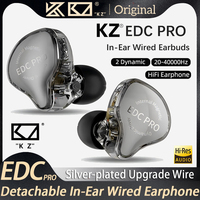 KZ EDC Pro Headset Dynamic In-Ear Monitor HiFi Wired Headphone Bass Stereo Game Music Earbuds Sports Noise Reduction Earphone
