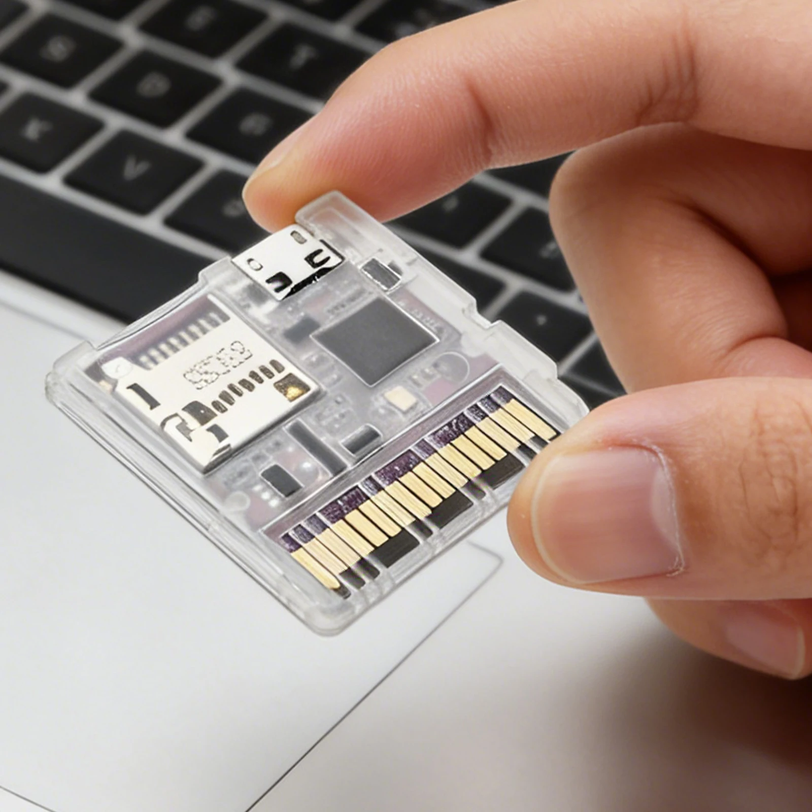 

Корпус картриджа с открытым исходным кодом, прозрачный пластиковый чехол-коробка со встроенным микроконтроллером RP2040 для NDS NDSL