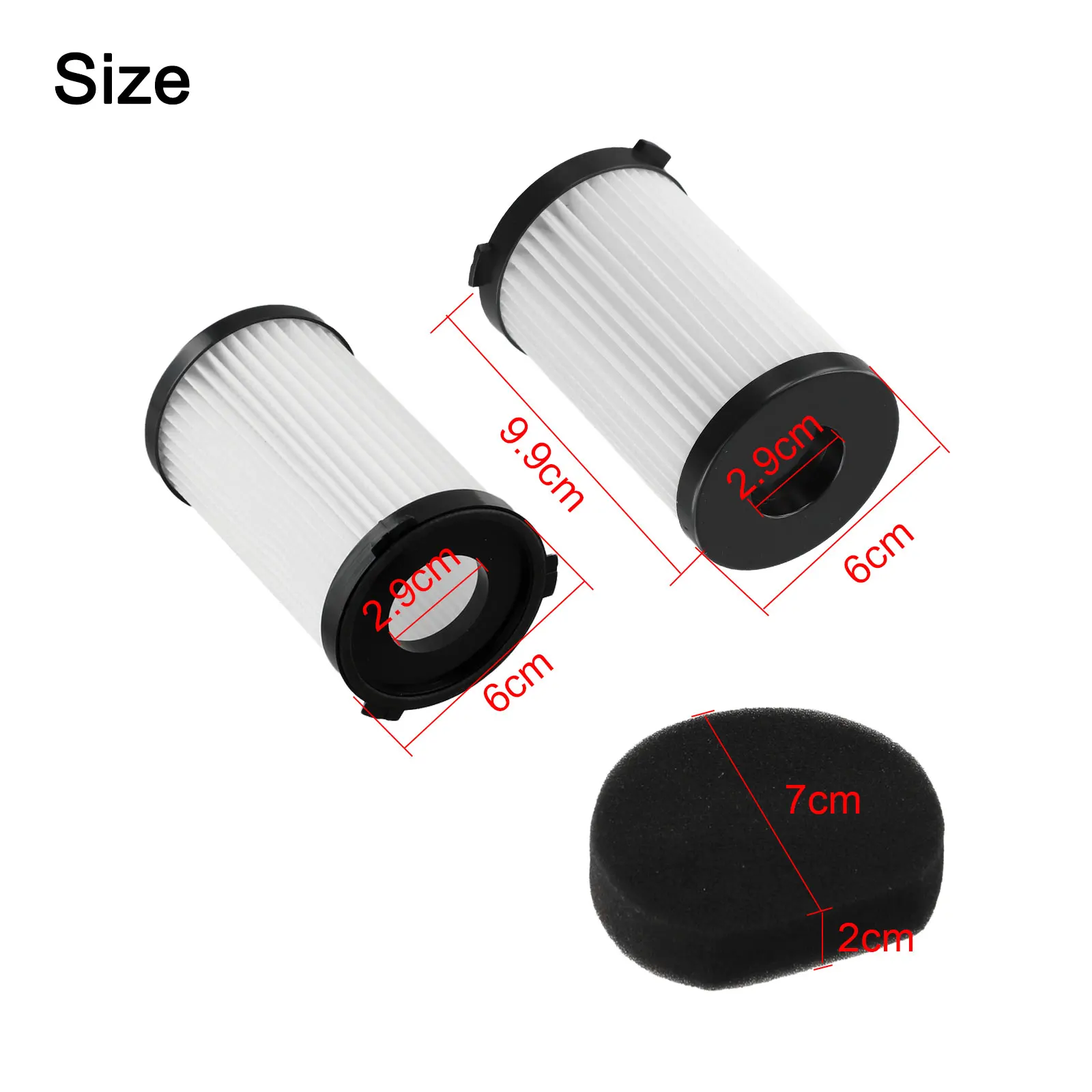

For VA20 Vacuum Cleaner Replacement Vacuum Filters As Shown Easy To Clean Vacuum Filters Appliance 99.97 Particle Capture