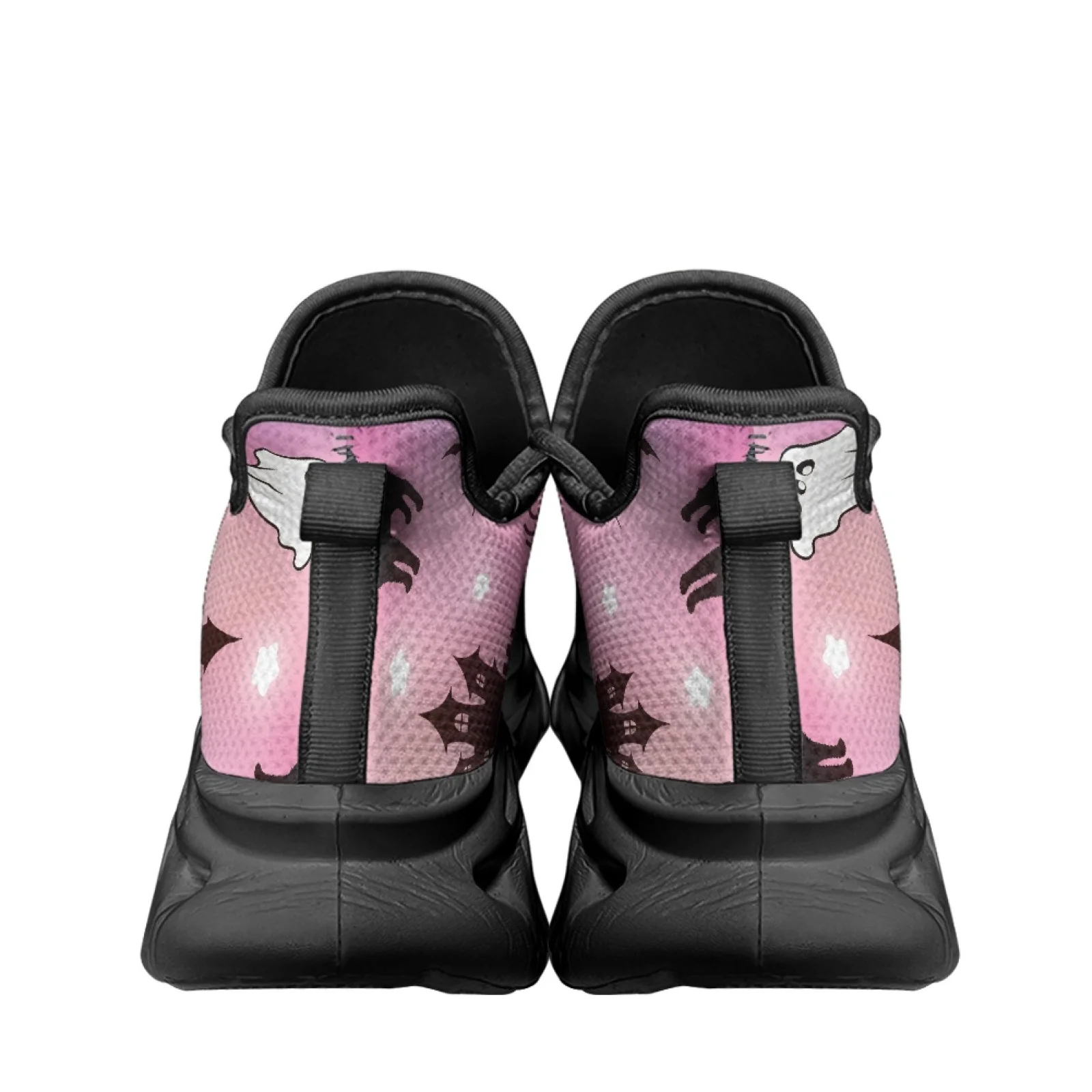 PENSTROLL PENSTROLL Ghost Cat Print Comfortable Men's Running Shoes for Adults Mesh & EVA New Trend Jogging All Season