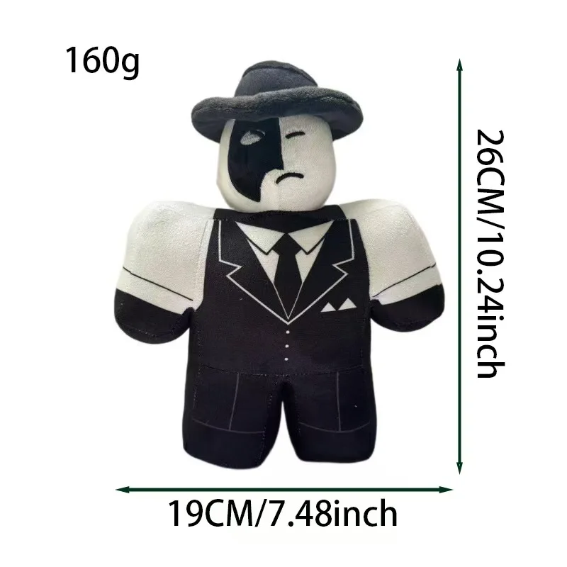 Boneka Plush Forsaken Chance Gaya Topeng Forsaken Mainan Boneka Anime Plushies Koleksi Penggemar Bantal Dekorasi Rumah Natal Hadiah