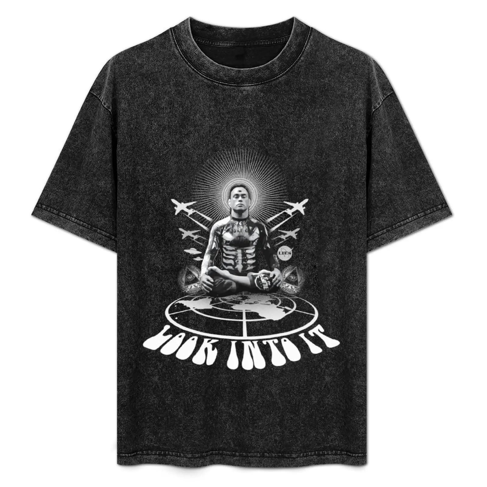 Camiseta Eddie Bravo LOOK INTO IT 3rd EYE WIDE OPEN Edition, camiseta gráfica de moda para hombre