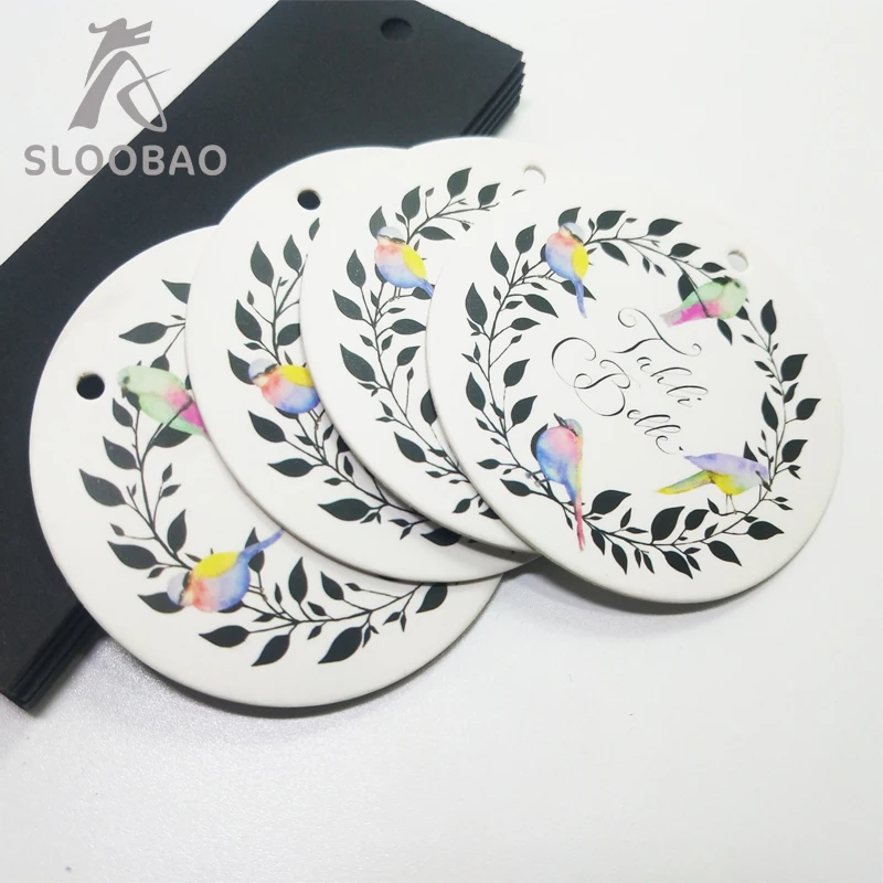 Customized Printed Logo Brand Name Hang Tag, Paper Tags, Labels for Garment, Clothes, Bag, Shoes, Jeans, Toy, Free Shipping