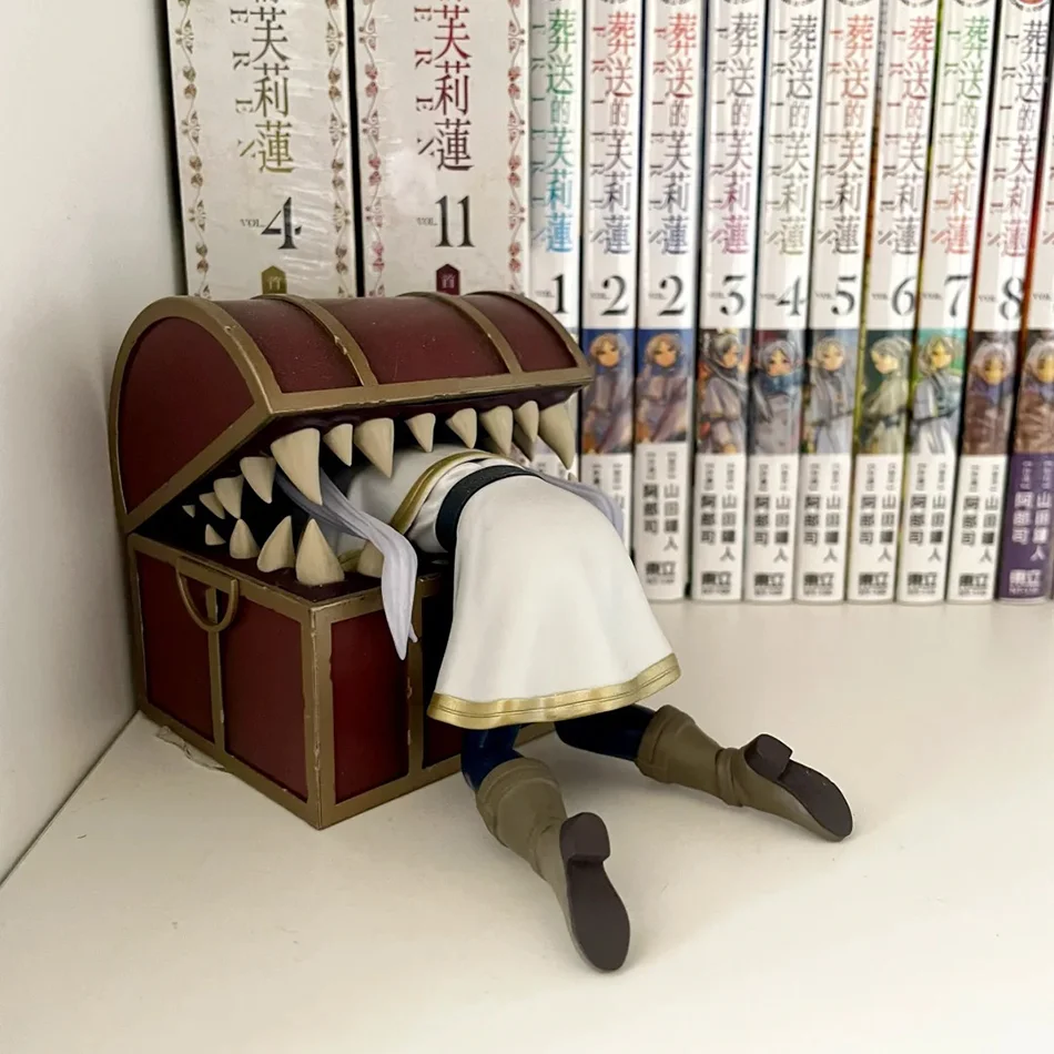 Frieren Beyond Journey's End Frieren Treasure Box Monster Anime Figur Spielzeug Farn Nudel Stopper Action Figur Geschenk