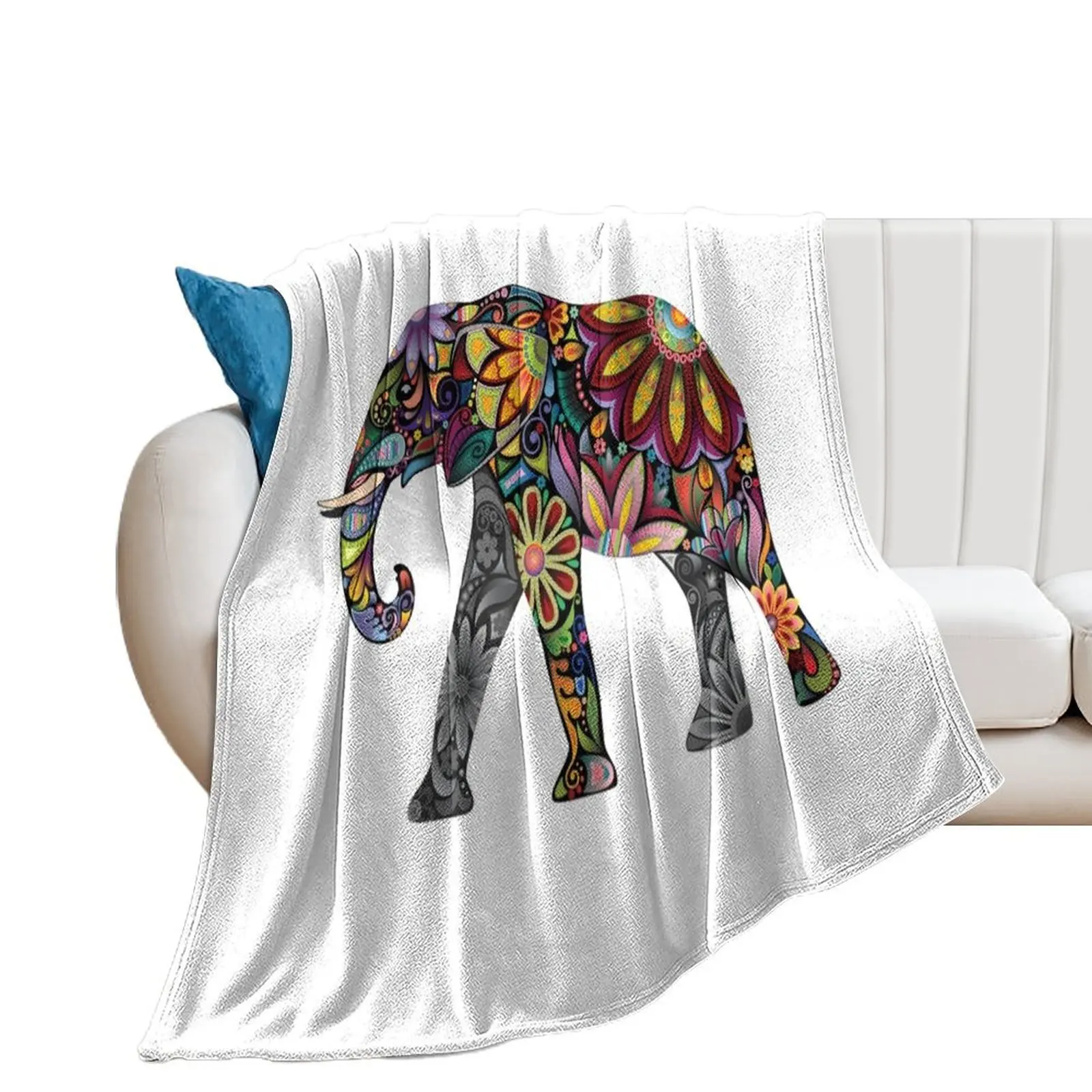 

BIG Elephant Slim Fit T-Shirt Throw Blanket Flannels Furry Baby Blankets