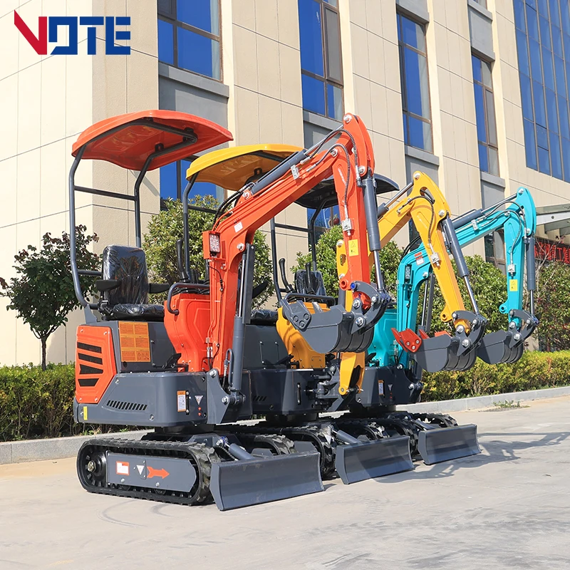 จีนผู้ผลิต Micro Excavator Mini Digger 1ตันขนาดเล็ก Mini Excavator ราคา Micro Digger 1ตันที่ดีที่สุด Preis Mini Bagger