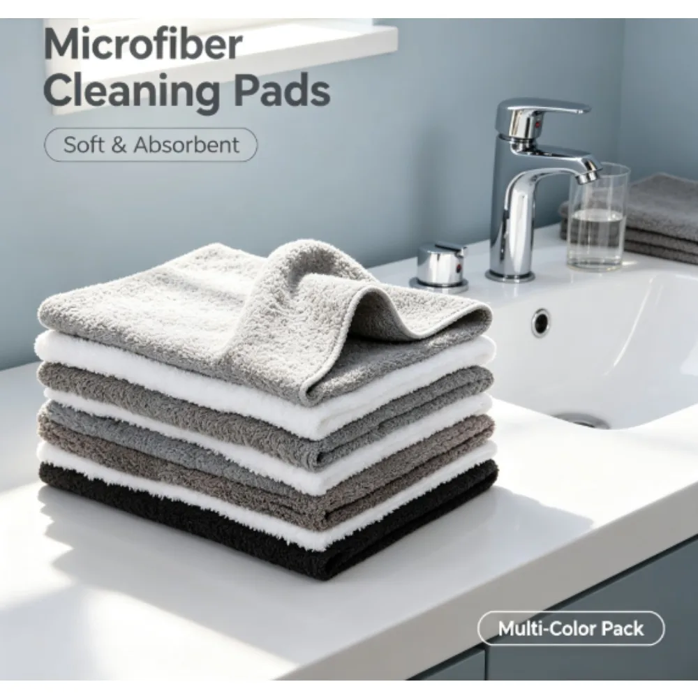 Mainstays 18-Pack Washcloth Bundle, Grey Multi