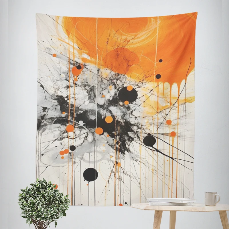 Home decorations modern room decor wall tapestry aesthetic bedroom aesthetic wall art large fabric abstract Nordic simplicity