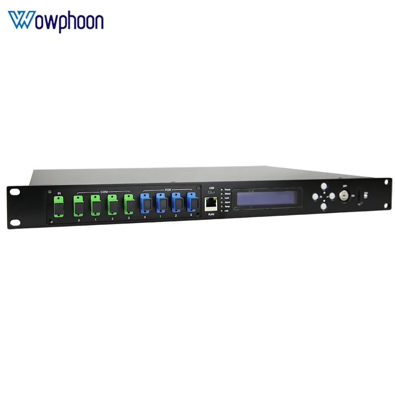 Imagem -04 - Amplificador Óptico Personalizado com Port Mini Wdm Edfa Catv 1550nm 17 18 19 20 21 22 23dbm