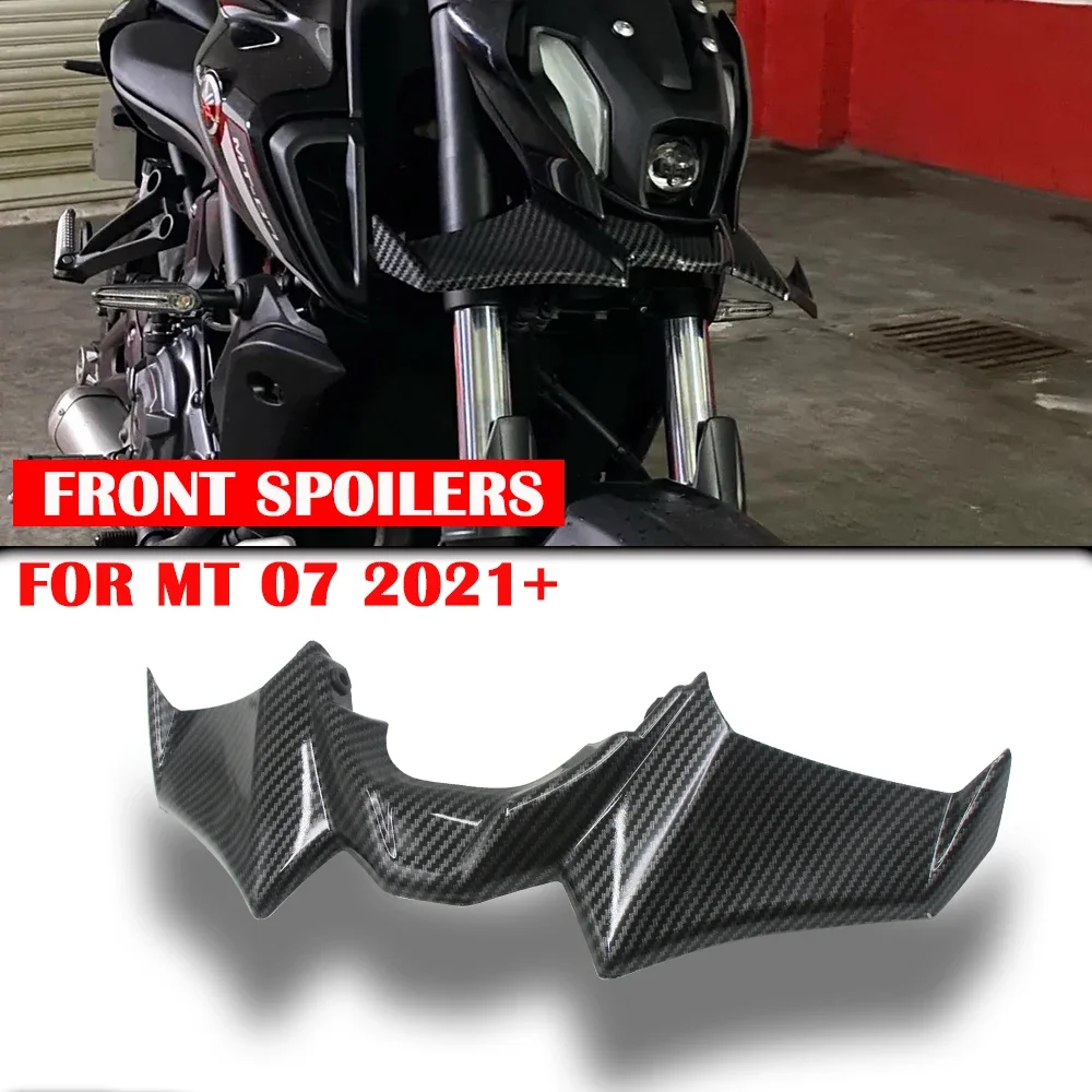 

Для YAMAHA NEW MT-07 SP 2021 2022 2023 MT07 21-23 мотоциклетные спортивные прижимные передние спойлеры, аэродинамический дефлектор крыла