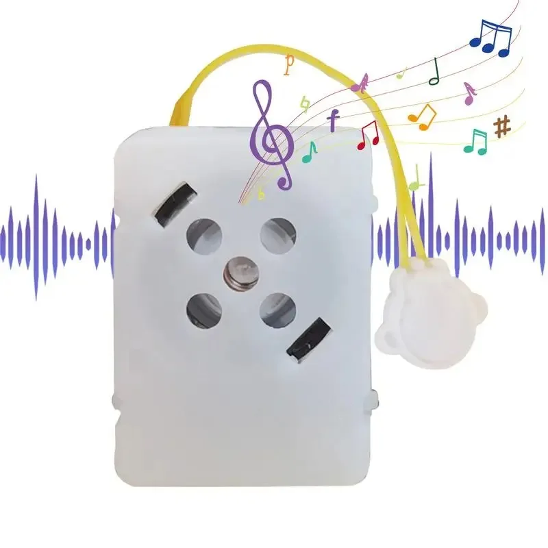 Voice Message Sound Boxes For Family Use,Battery Powered Recordable Readable DIY Music Squeeze Box Speaker For Plush Doll