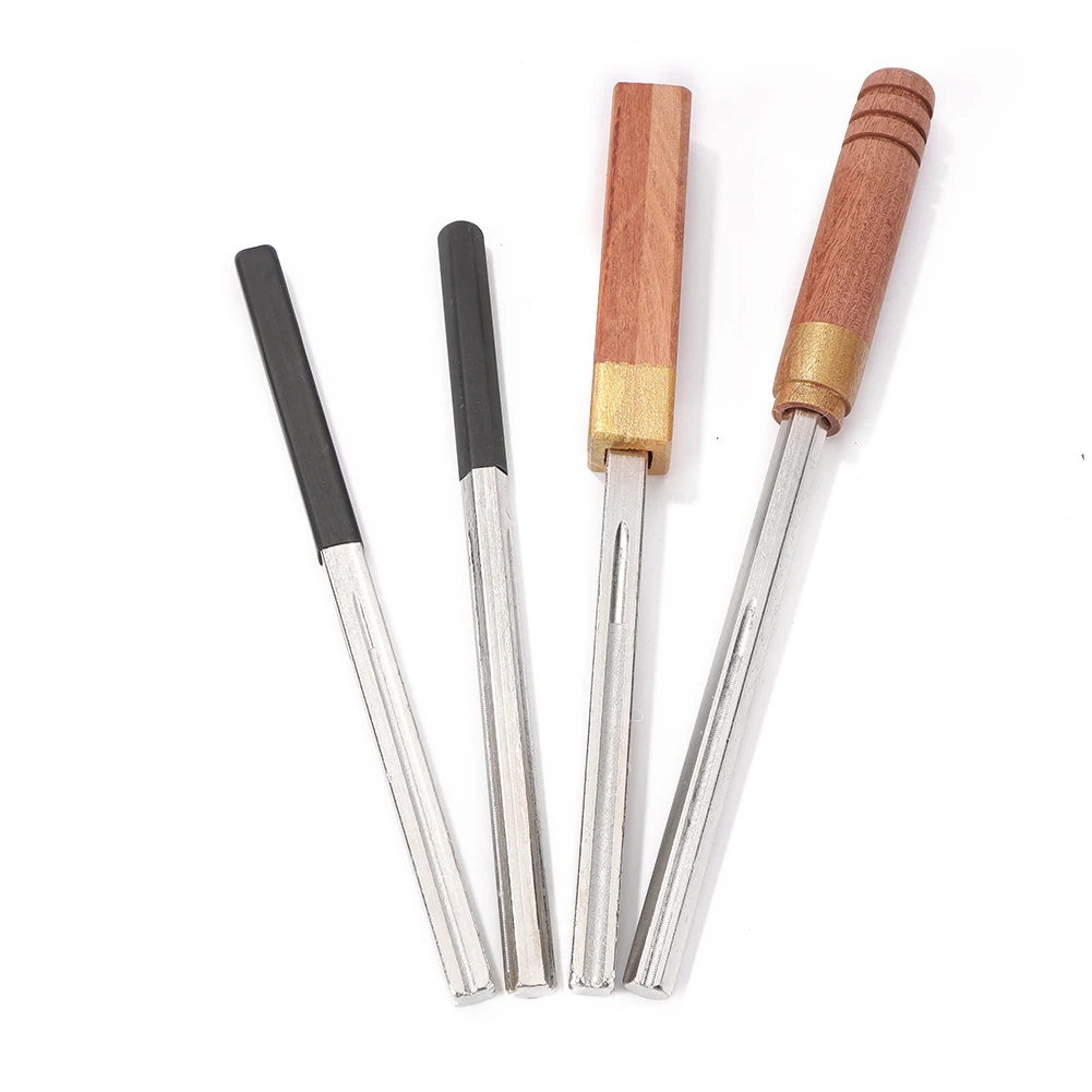 Strumento di riparazione per file di tasti per chitarra Scanalatura per tasti per chitarra Lucidatura diamantata Strumenti per liutaio Guitarra File di manutenzione per coronamento di tasti per chitarra