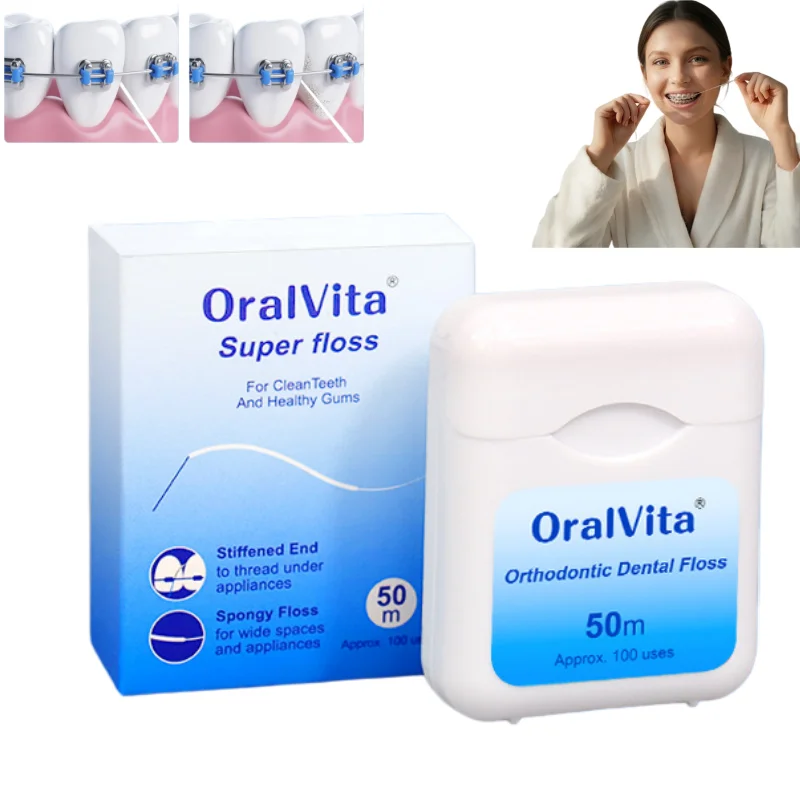 50M/Box Dental Flos…