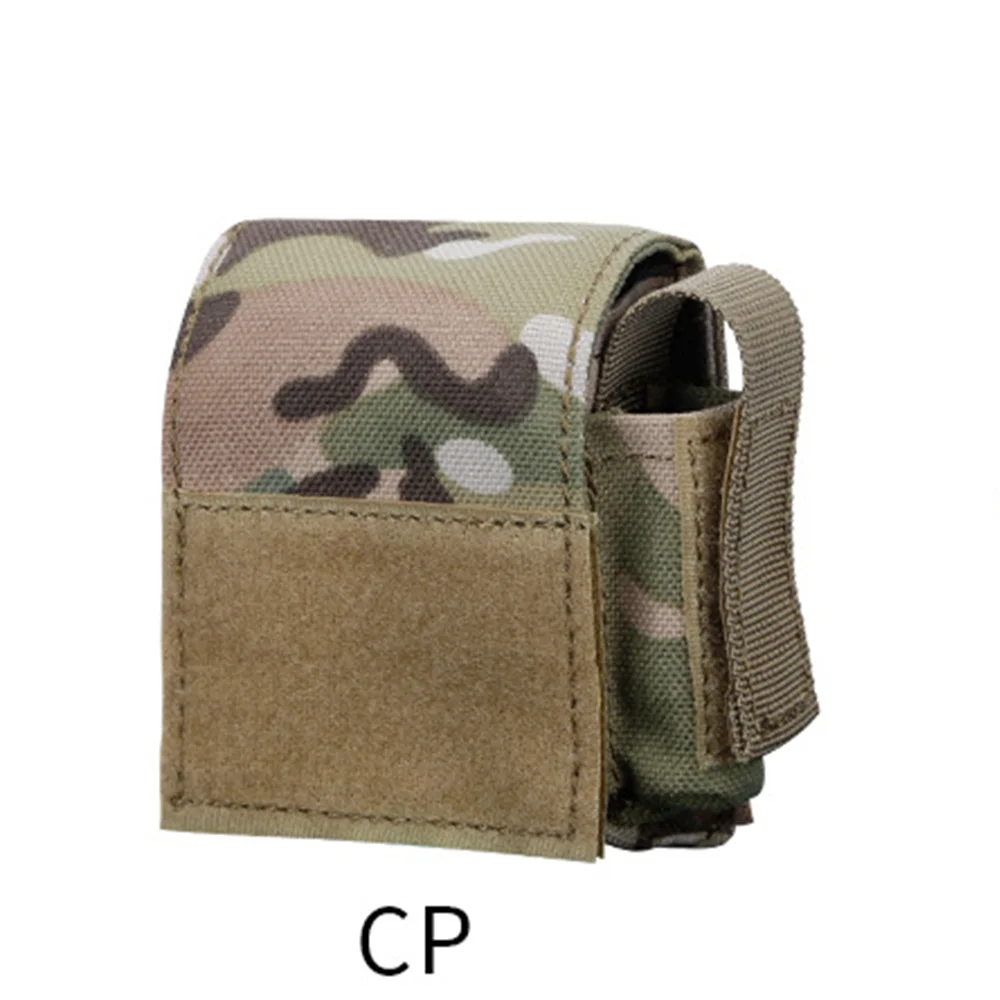 Tactical Tobacco Pouch  MOLLE  Multi-Functional  Battery Lighter Storage Pouch Hunting  AccessoriesSmall Battery Pouch