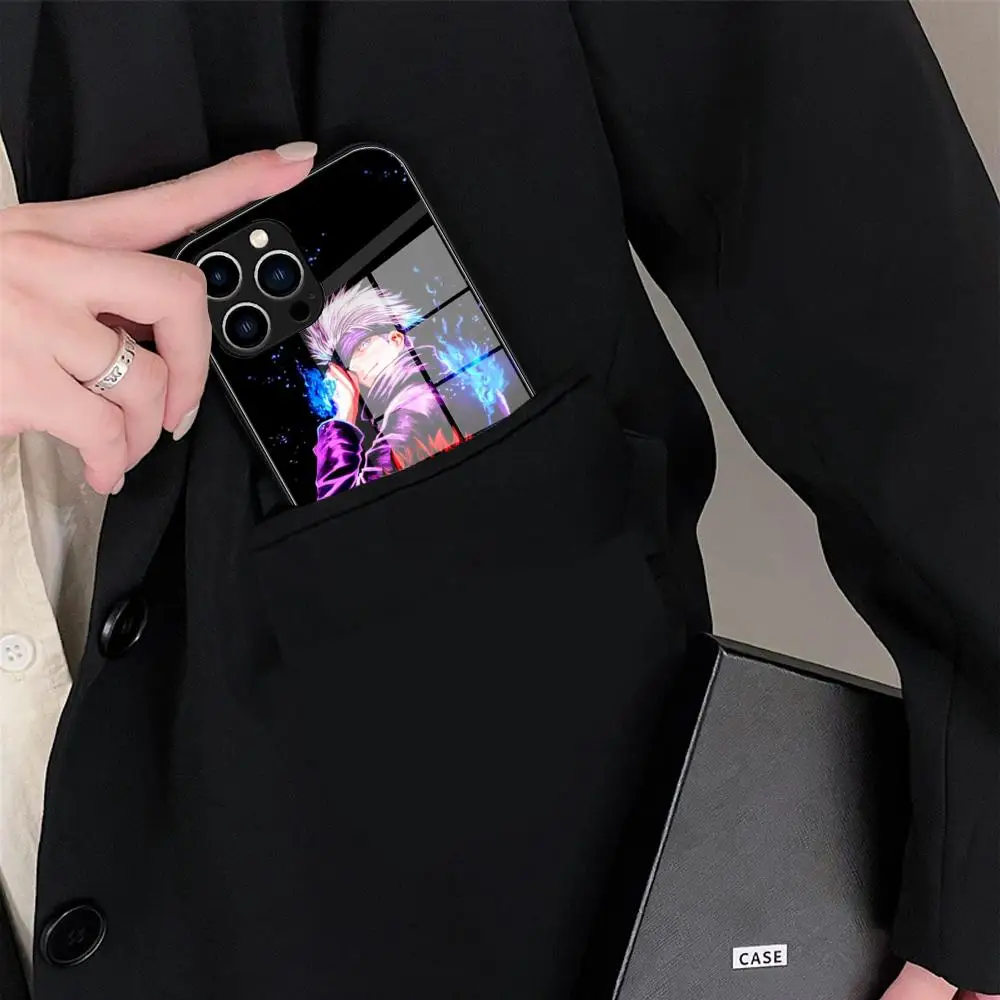 

Japan Anime Ryomen Sukuna Phone Case Tempered Glass For IPhone 16 14 15 12 Pro 14 Plus 13 Pro MAX Iphone Covers