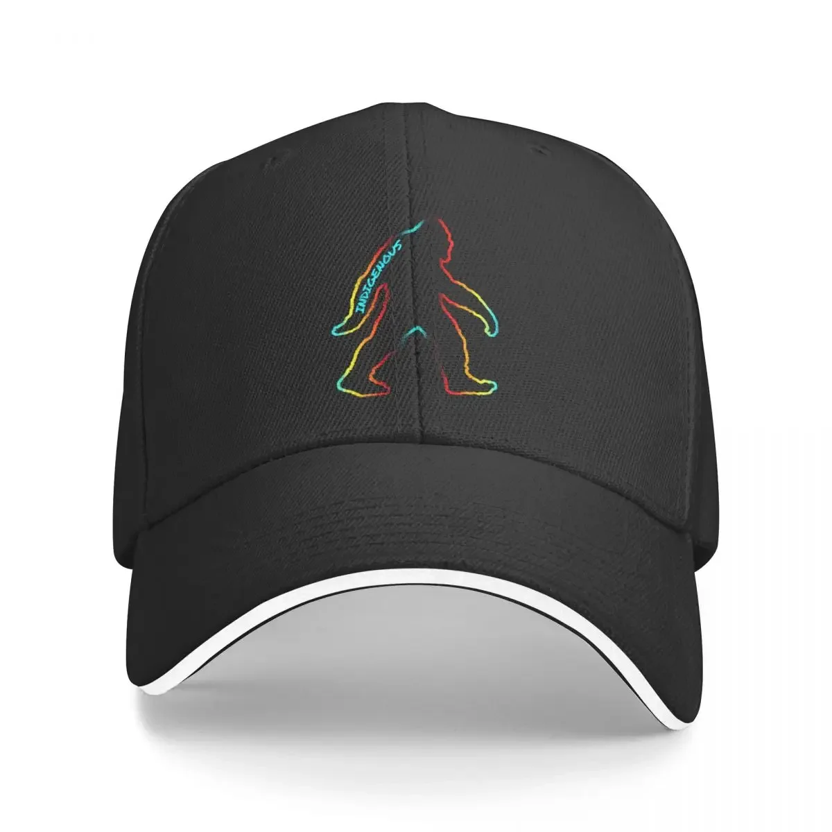 Indigenous Big Foot Design Baseball Cap custom Hat Vintage Men Women's