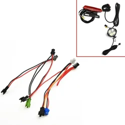 Electric Bicycle Ebike Headlight And Tail Light Cable Line Parts 24v-60v E-bike Modification Refit Cable Ebike Accessories