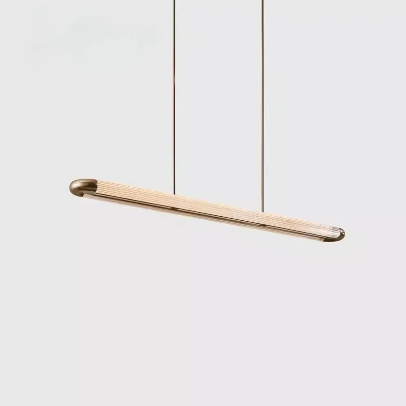 Straight Strip High-end Pendant Light Home Room Decoration for Dinning Bar Lamp Fixture Italian Minimalist Design LED Chandelier