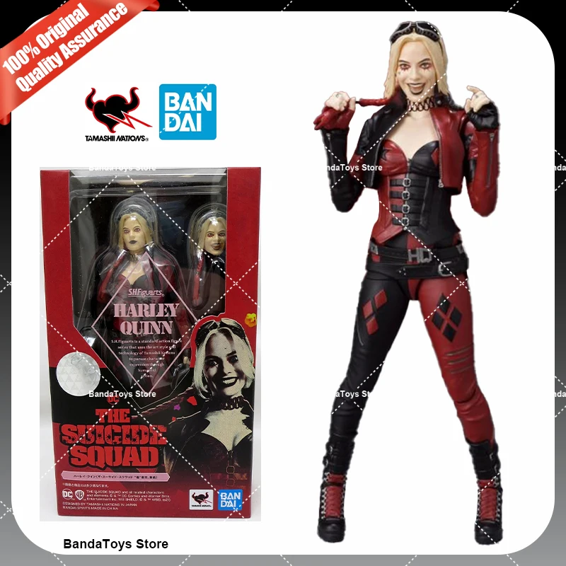 bandai-original-sh-figuards-harley-quinn-shf-the-suicide-squad-anime-figure-collbali-model-action-toys-regali