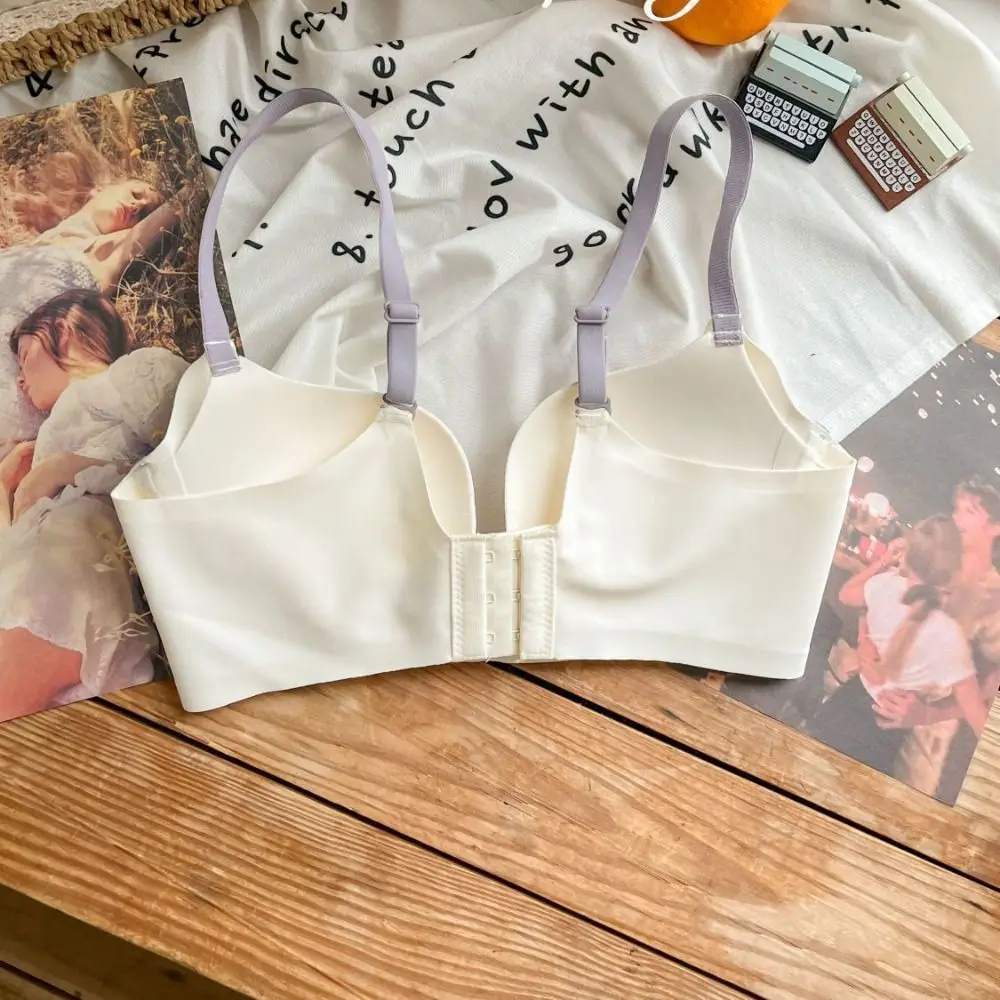 حمالة صدر حلوة ضيقة لاسلكية عميقة على شكل حرف V مضادة للترهل ومضادة للصدمات للنساء ملابس داخلية بدون خياطة ملابس داخلية رياضية #2