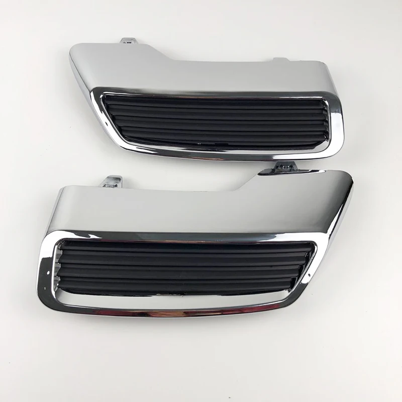 For Peugeot 3008 4008 5008 308 408 508 Chrome Rear Exhaust Muffler Tail End Pipe Cover 2017 2018 2019 Car Styling 2PCS ABS