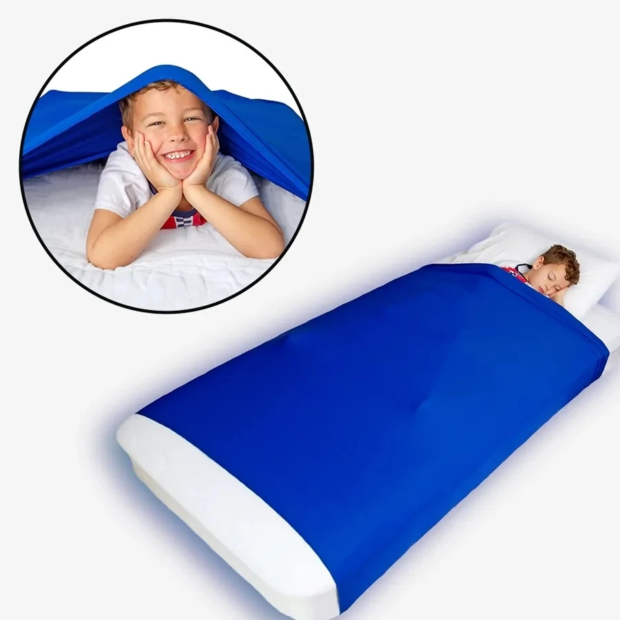 Kids Compression Sheets Skin Friendly Flexible Sheet Weighted Blanket Alternative Boys Girls Feel Compression Sheets