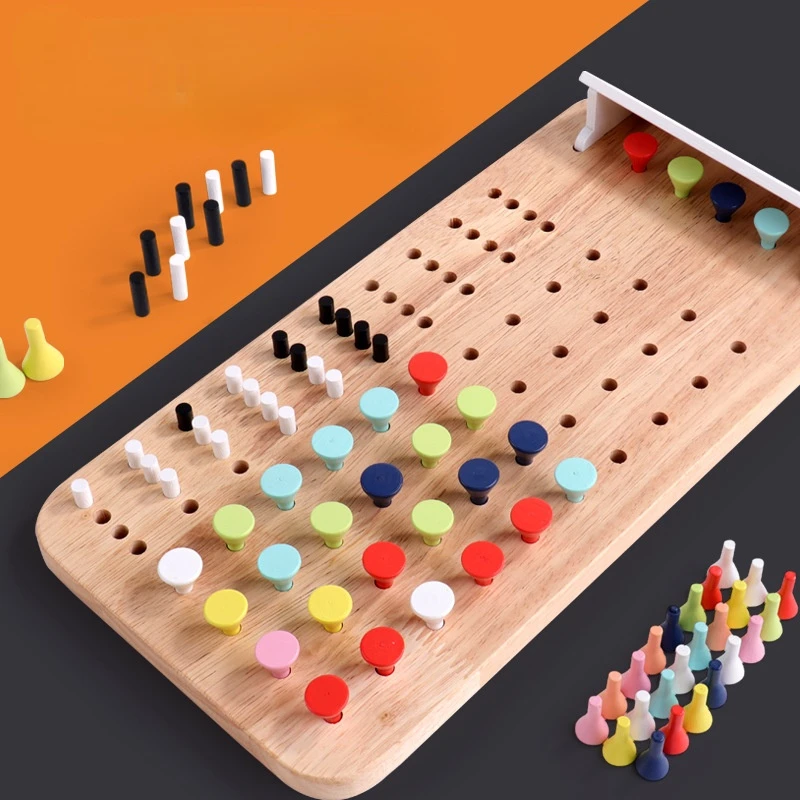 Wooden Party Leisure Fun Game Math Toys Two-person Digital Game Toys for Children Learning Education Toy Parent-Child