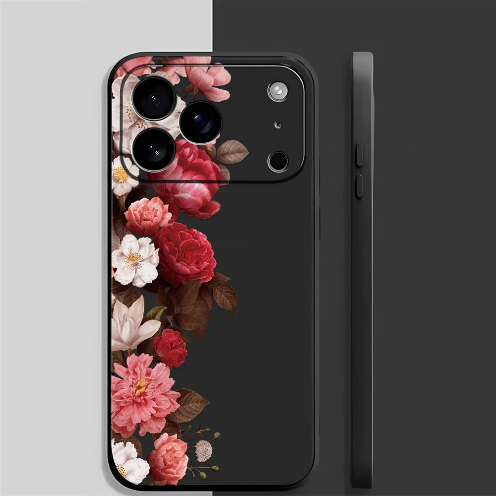 

Flower Phone Case for iPhone17Pro Max/17Pro/17/16/16Pro/15/14/13/12/11/Pro/Plus Fashion Friend Gift Aesthetic Phone Case