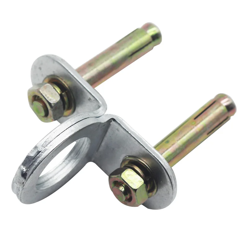 2pcs Steel Ceiling Fan Hooks Wall Mounted for Chandelier Light Fixture Iron Hook 88x32mm with 4 Expansion Screws