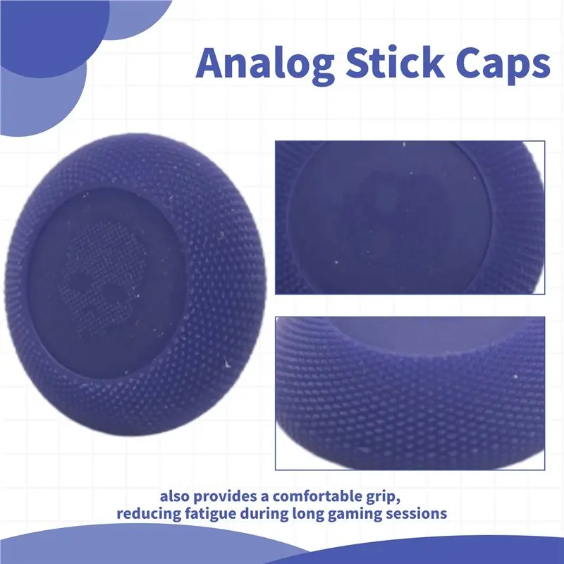 For Skull & Co. Convex Thumb Grips Set For Steam Deck/OLED/ROG Ally/X 4Pcs Analog Stick Caps, Enhanced Gaming Precision C