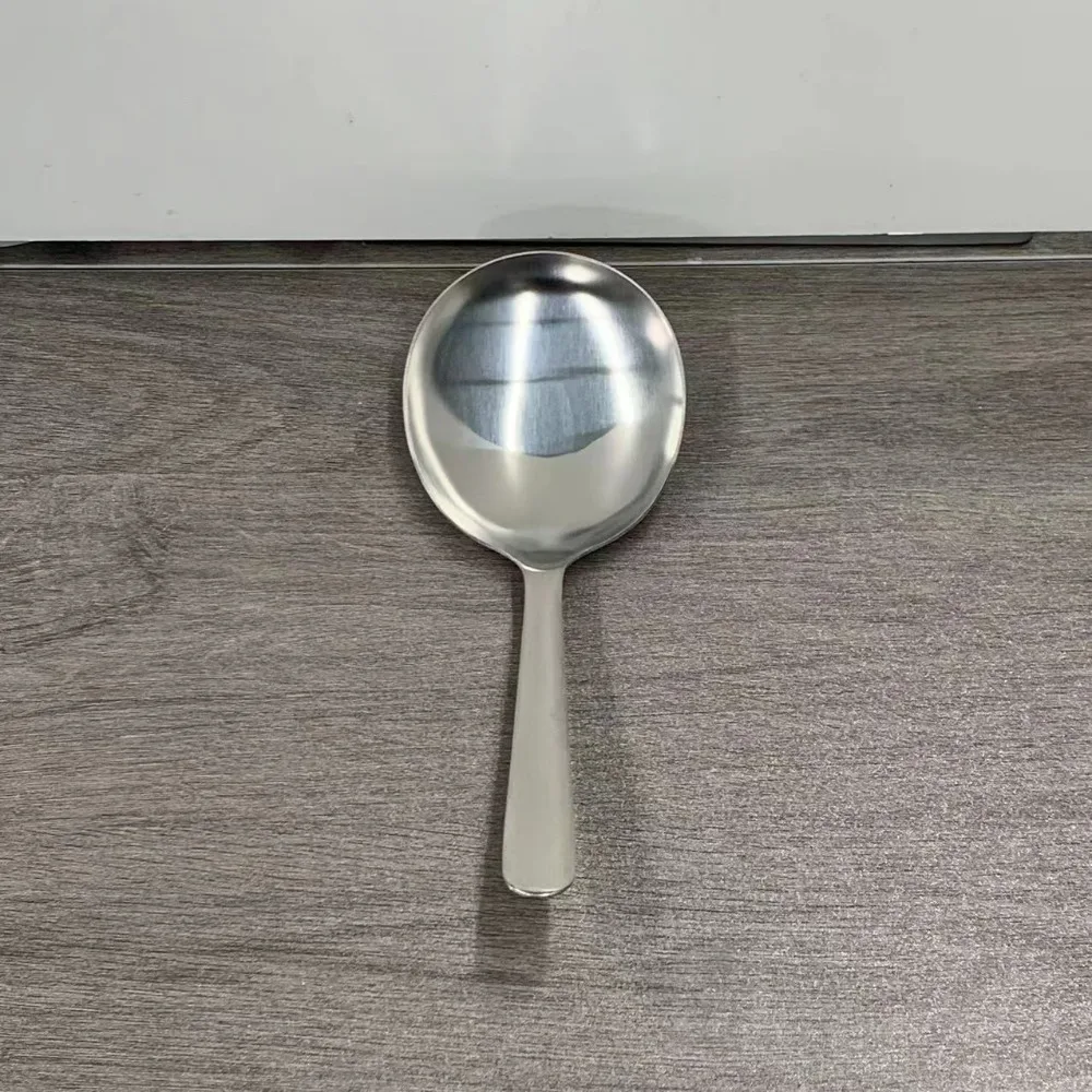 

Durable Stainless Steel Non-stick Rice Spoon Easy to Clean Comfortable Rice Spoon Colander Rice Shovel for Household