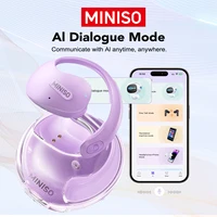 Traductor MINISO X15Pro 5,4 auriculares Bluetooth auriculares de traducción auriculares inalámbricos viajes de oficina, aplicación de auriculares ASMR