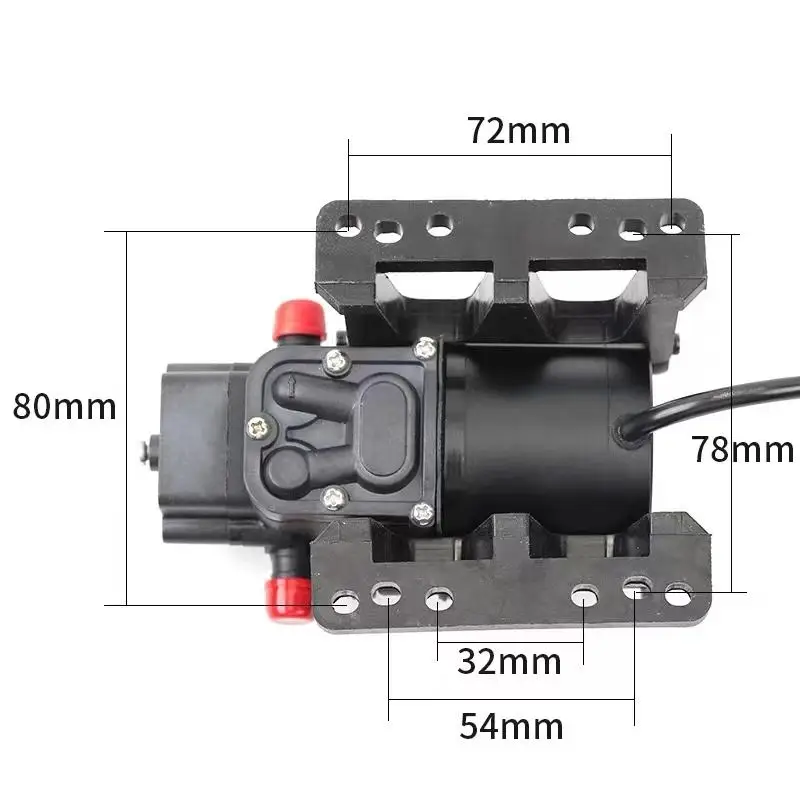

For Hobbywing 8L Brushless Water Pump 10A 14S V1 Plastic Sprayer Plant Agriculture Diaphragm Pump Drone Battery Powered