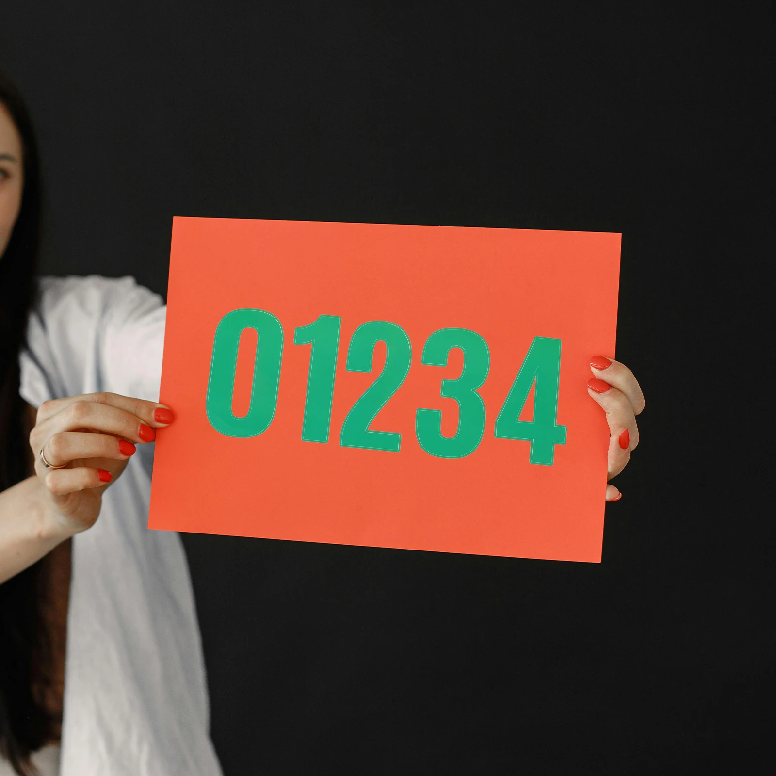 

DIY Number Stickers 4 Sheets for Trash Can Mailbox Signs Long Lasting Wear Resistant Decals Number Stickers Adhesive Numbers