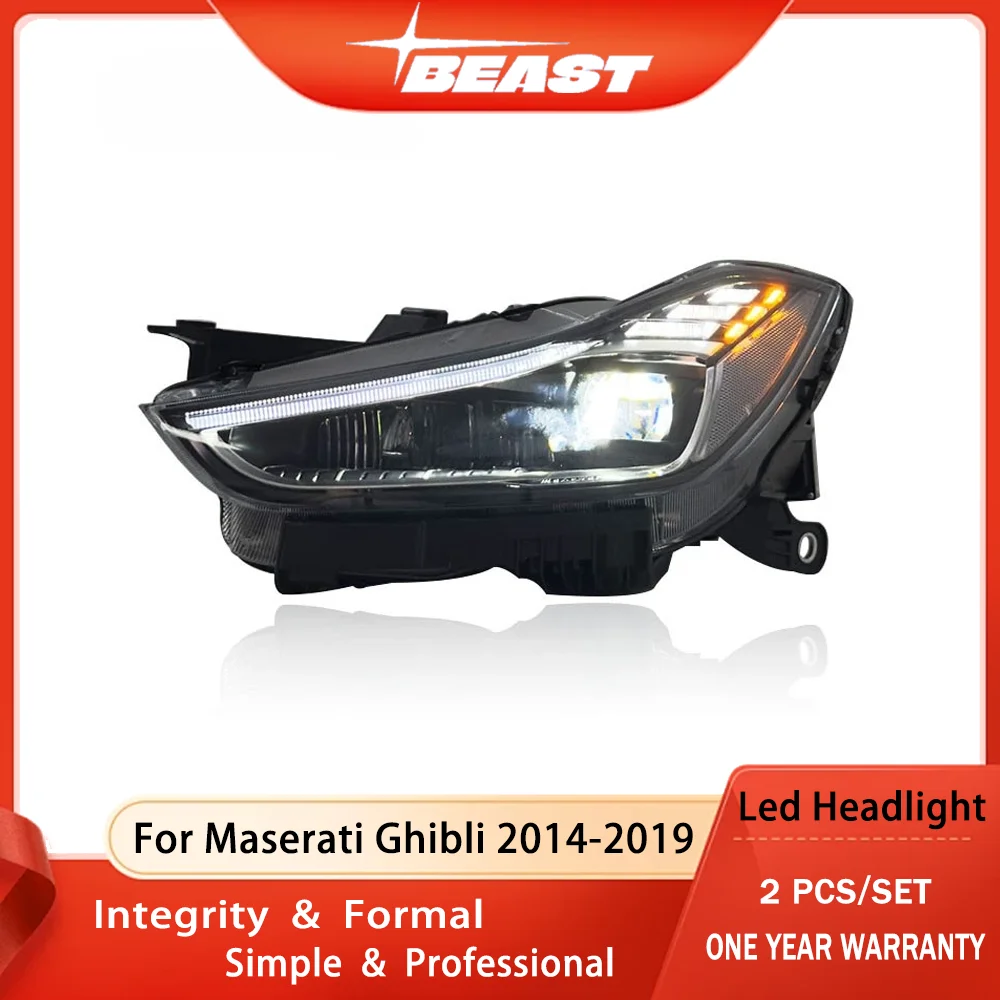 

Plug and Play for Maserati Ghibli modified headlight assembly 14-19 light daytime running light LED