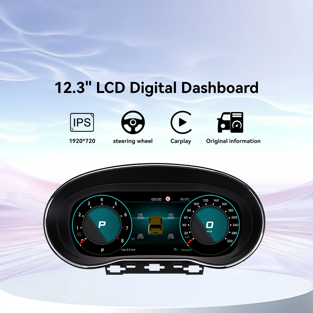 

Премиум, простой в использовании, полный ЖК-цифровой приборной панели, виртуальный кабин для Volkswagen POLO 2009-2016, комплект обновления приборной панели