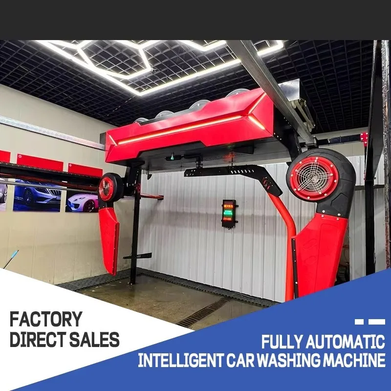 Custom touchless automatic car wash machine high pressure brushless car wash equipment for gas station highway service station