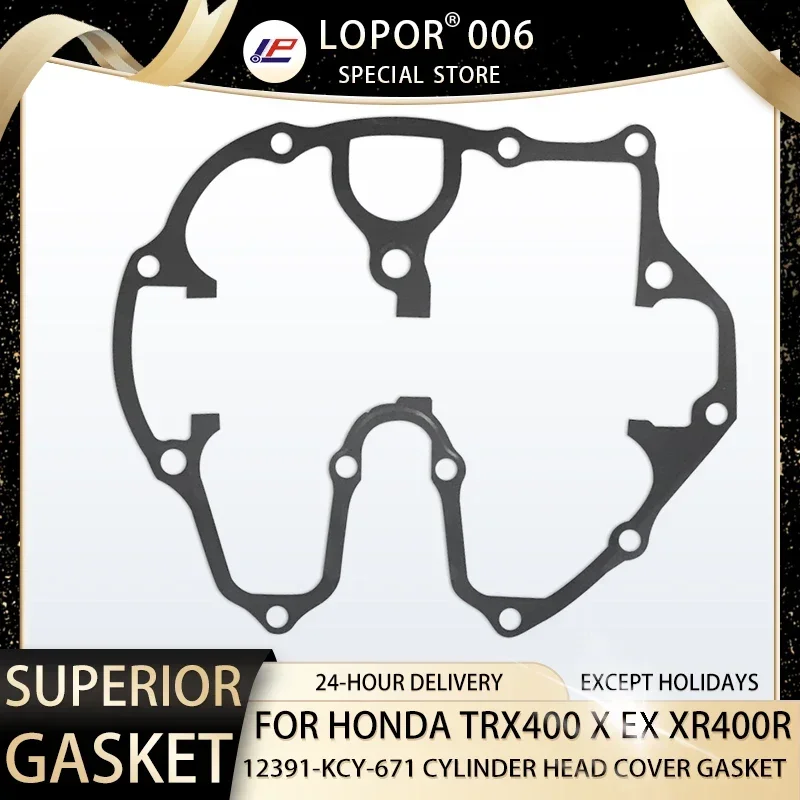 

Motorcycle Engine Cylinder Head Cover Seal Gasket For Honda TRX400 X EX 1999-2004 XR400R 96-04 TRX XR 400 12391-KCY-671