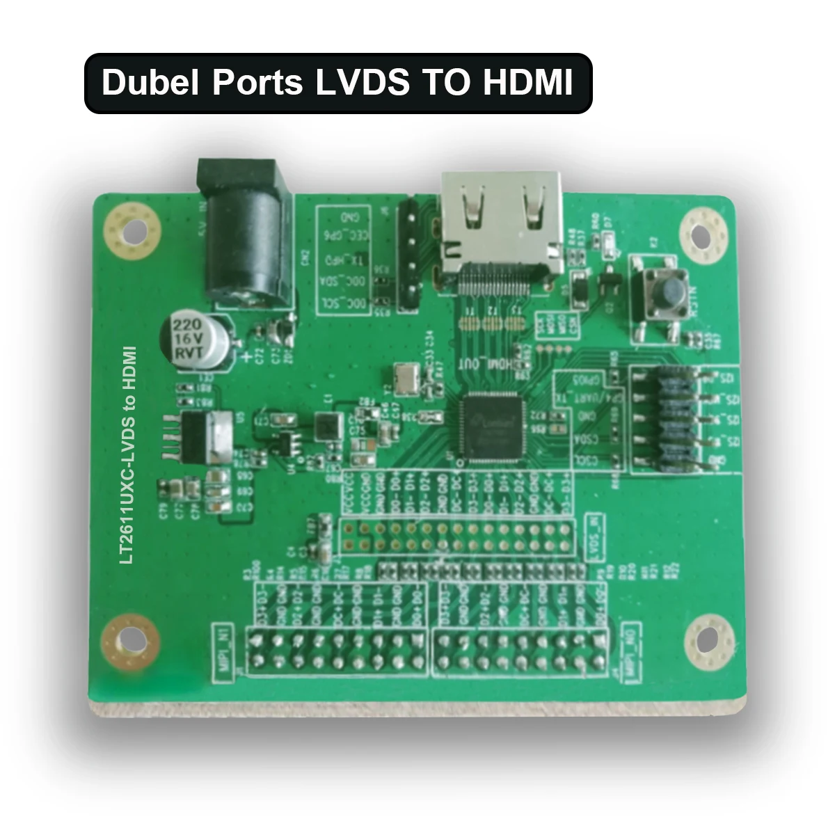 LT2611UXC( Demo Board)-Doubel LVDS to HDMI2.0 converter for STB  DVD applications