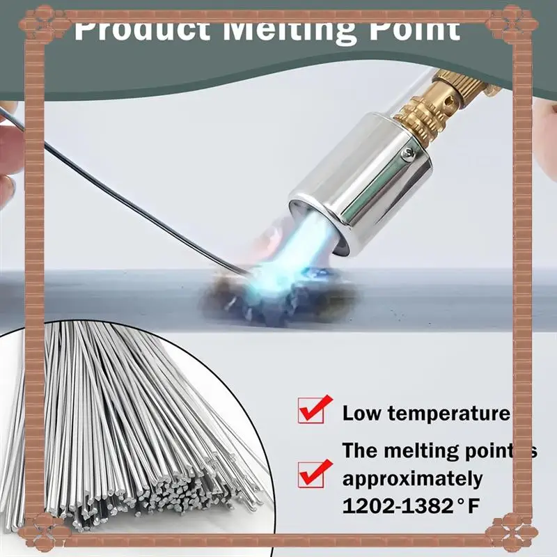 24-Stunden-Lieferung, Aluminium-Schweißstäbe, 30 Stück, niedrige Temperatur, einfacher Schmelzstab, kein Flussmittel erforderlich, Metall-Universalschweißdraht, 1,6 m