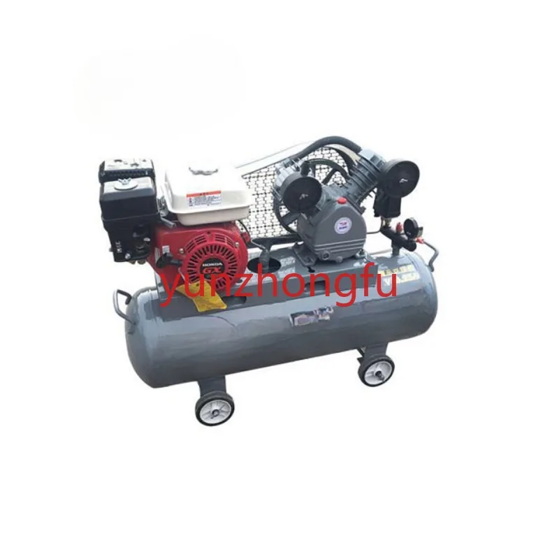 0.6L/Min 0.8mpa 15hp 100l Tank High Quality Engine Gasoline Air Compressor