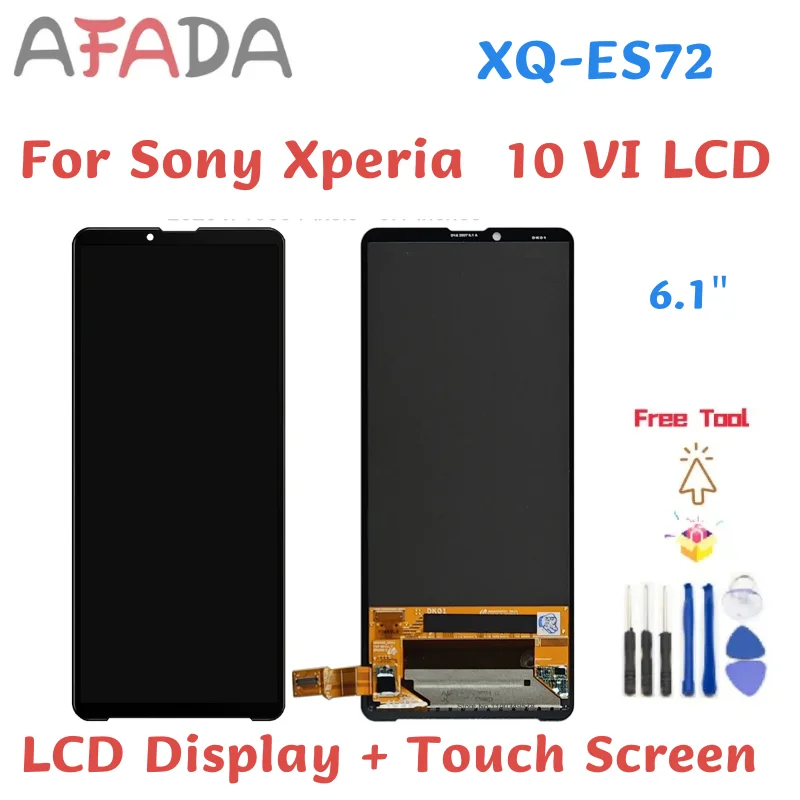 

6.1" AMOLED For Sony Xperia 10VI LCD Display Touch Screen Digitizer Assembly For Sony X10 vi XQ-ES72 Replacement Parts