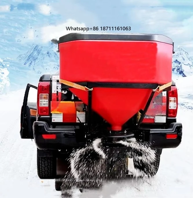 0.3cbm 1cbm 3cbm 2cbm Polyethylene Snow Melt Salt Drop PE Spreader Machine Salt and Sand Spreaders