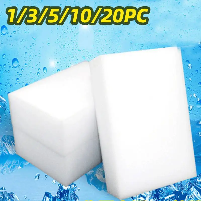 Efficient Melamine Sponge Cleaning Dish Washing White Time-saving Kitchen Sponge White Sponge For Dishes High Density Versatile