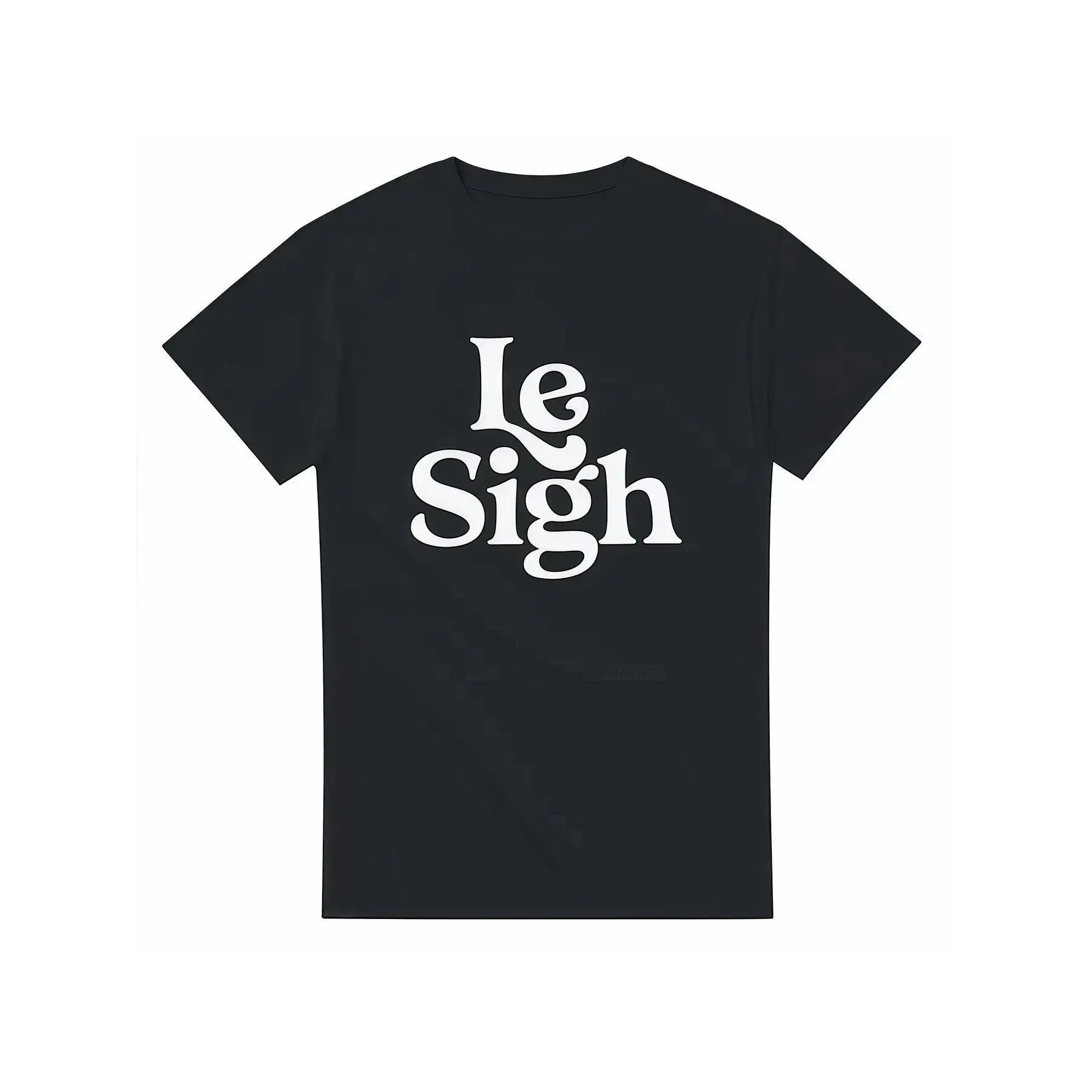 

Vintage T-shirt Women Kawaii Le Sigh Print T-shirt Funny Letter Graphic Tees Tops Casual Loose Cotton Summer Short Sleeve Shirts